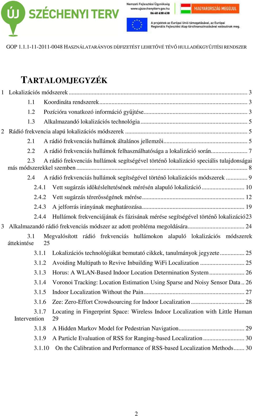 LOKALIZÁCIÓS MÓDSZEREK, - PDF Ingyenes letöltés