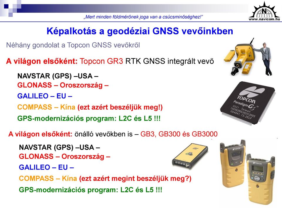 ) GPS-modernizációs program: L2C és L5!