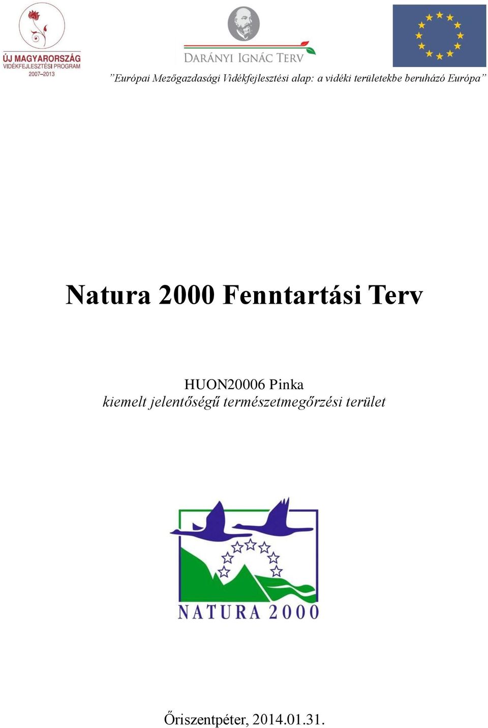 Fenntartási Terv HUON20006 Pinka kiemelt