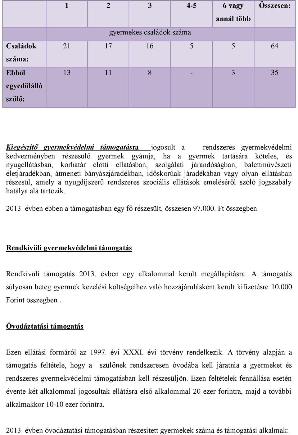 átmeneti bányászjáradékban, időskorúak járadékában vagy olyan ellátásban részesül, amely a nyugdíjszerű rendszeres szociális ellátások emeléséről szóló jogszabály hatálya alá tartozik. 2013.