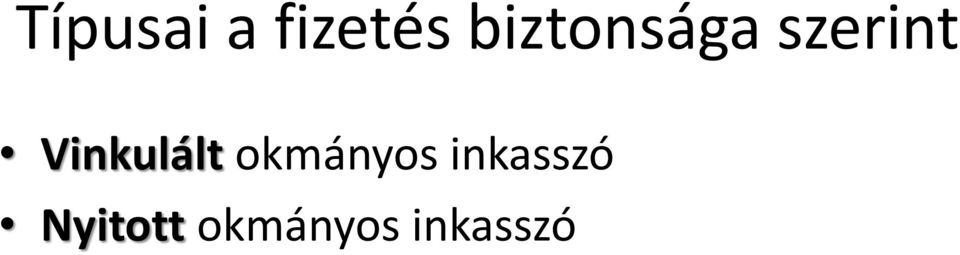 Vinkulált okmányos