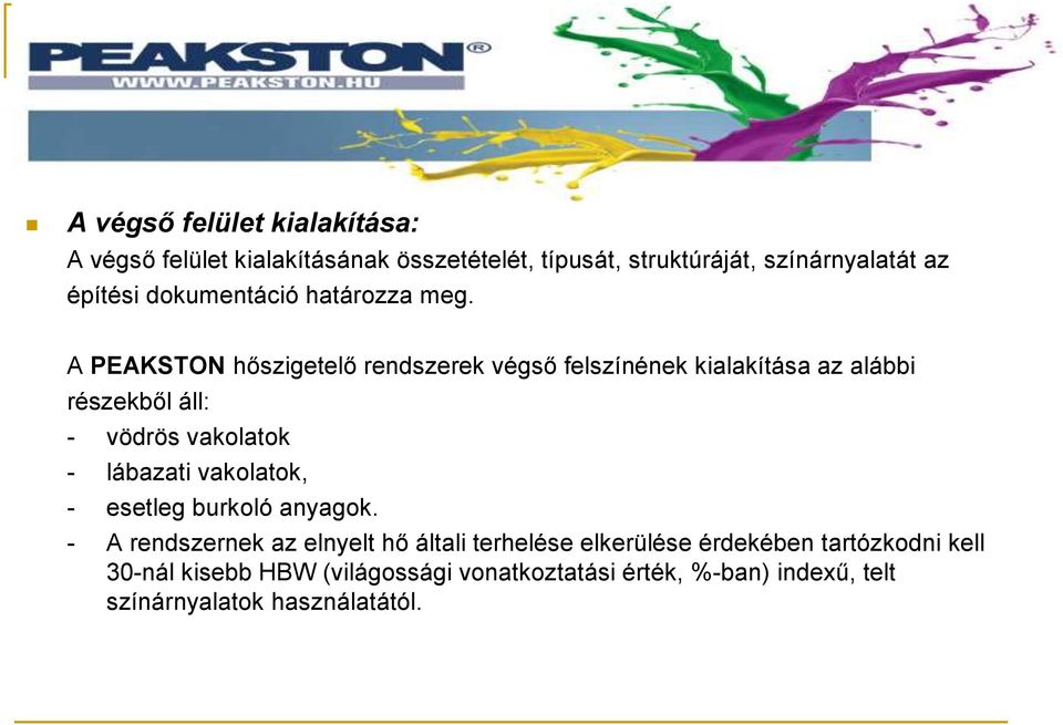 A Peakston Kft ban családi vállalkozásként alakult azzal a céllal, hogy  modern, jó minőségű és ugyanakkor elérhető árú építőipari - PDF Free  Download