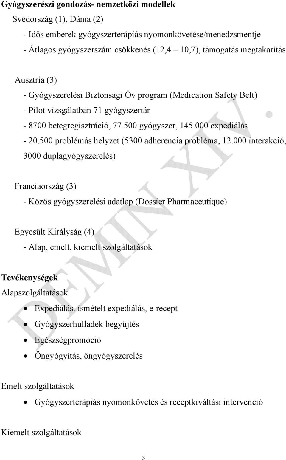 500 problémás helyzet (5300 adherencia probléma, 12.