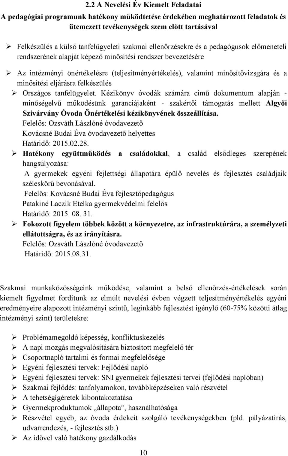 minősítési eljárásra felkészülés Országos tanfelügyelet.