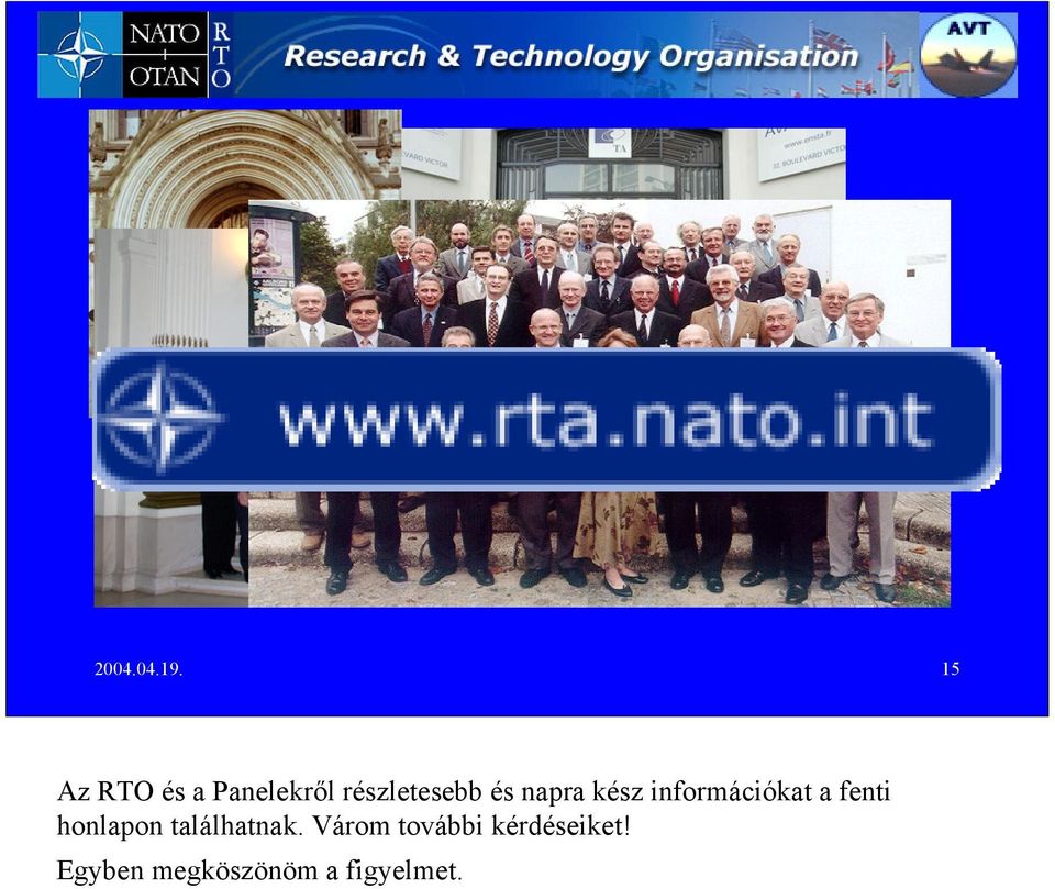 napra kész információkat a fenti honlapon