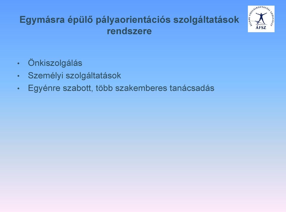 Önkiszolgálás Személyi