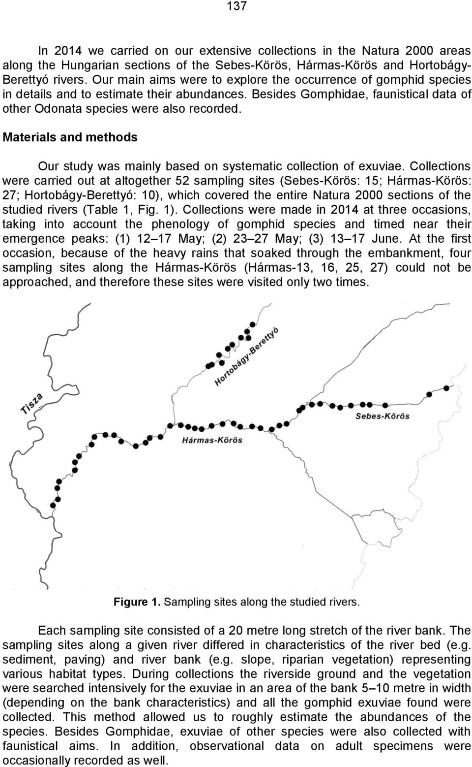 Materials and methods Our study was mainly based on systematic collection of exuviae.