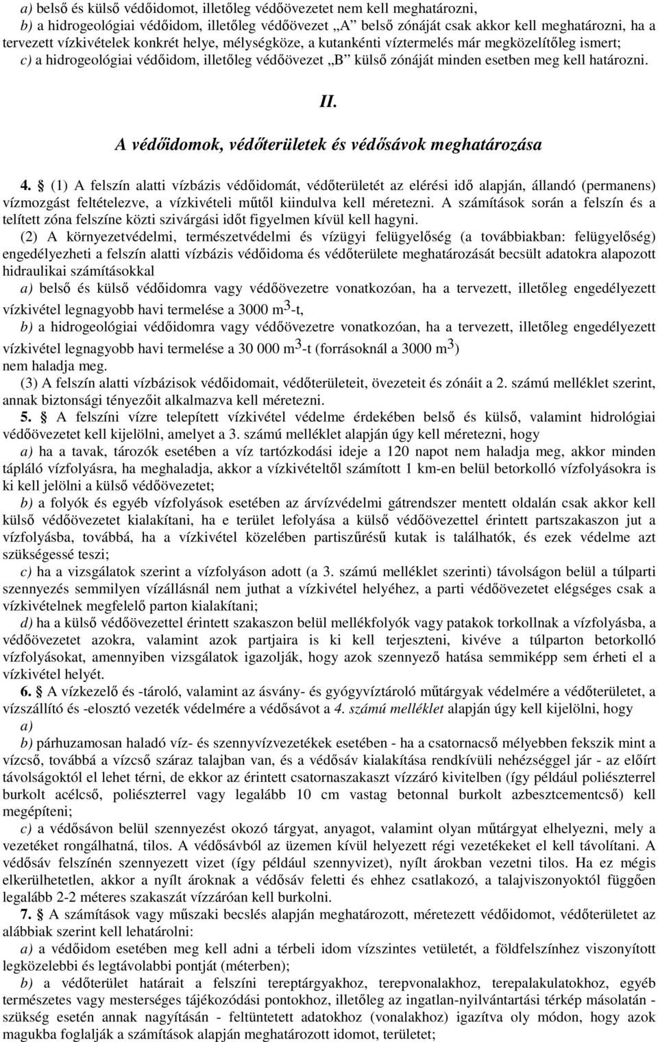 A védıidomok, védıterületek és védısávok meghatározása 4.
