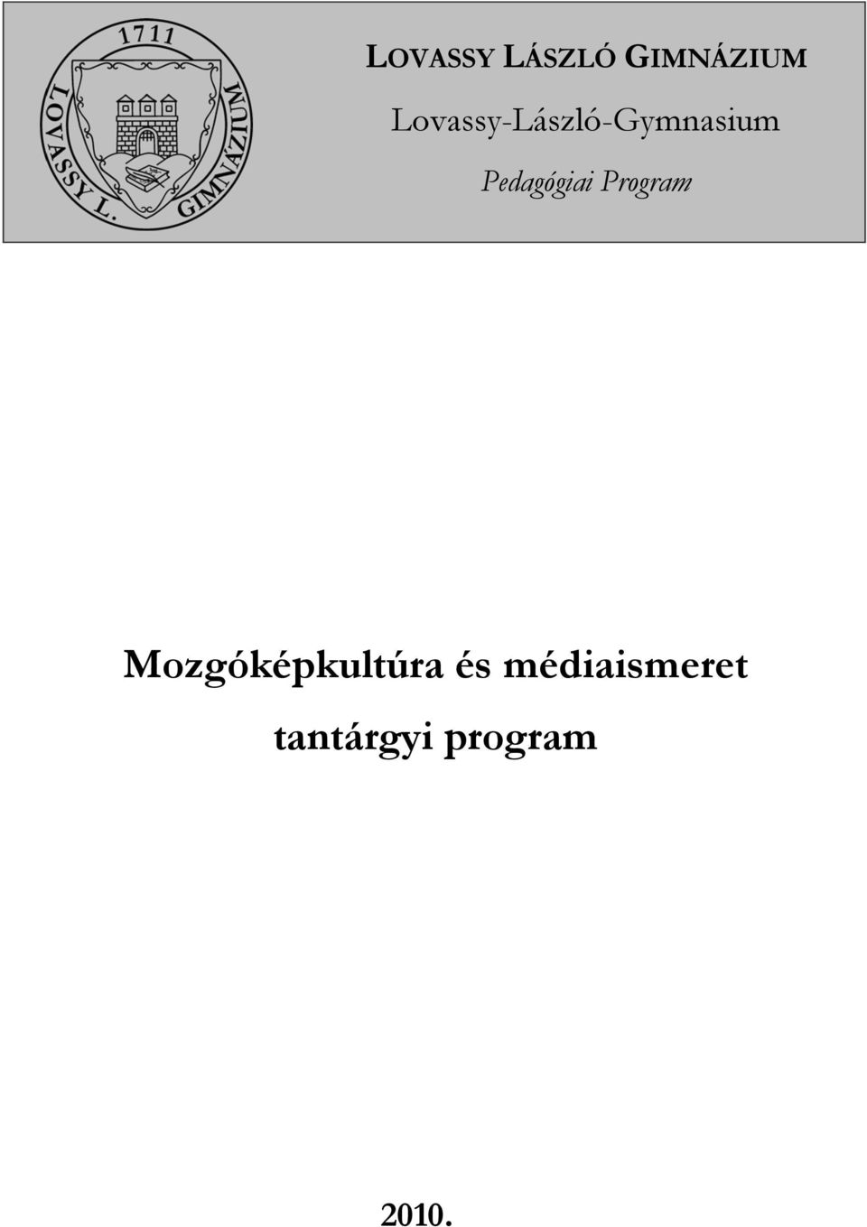 Pedagógiai Program