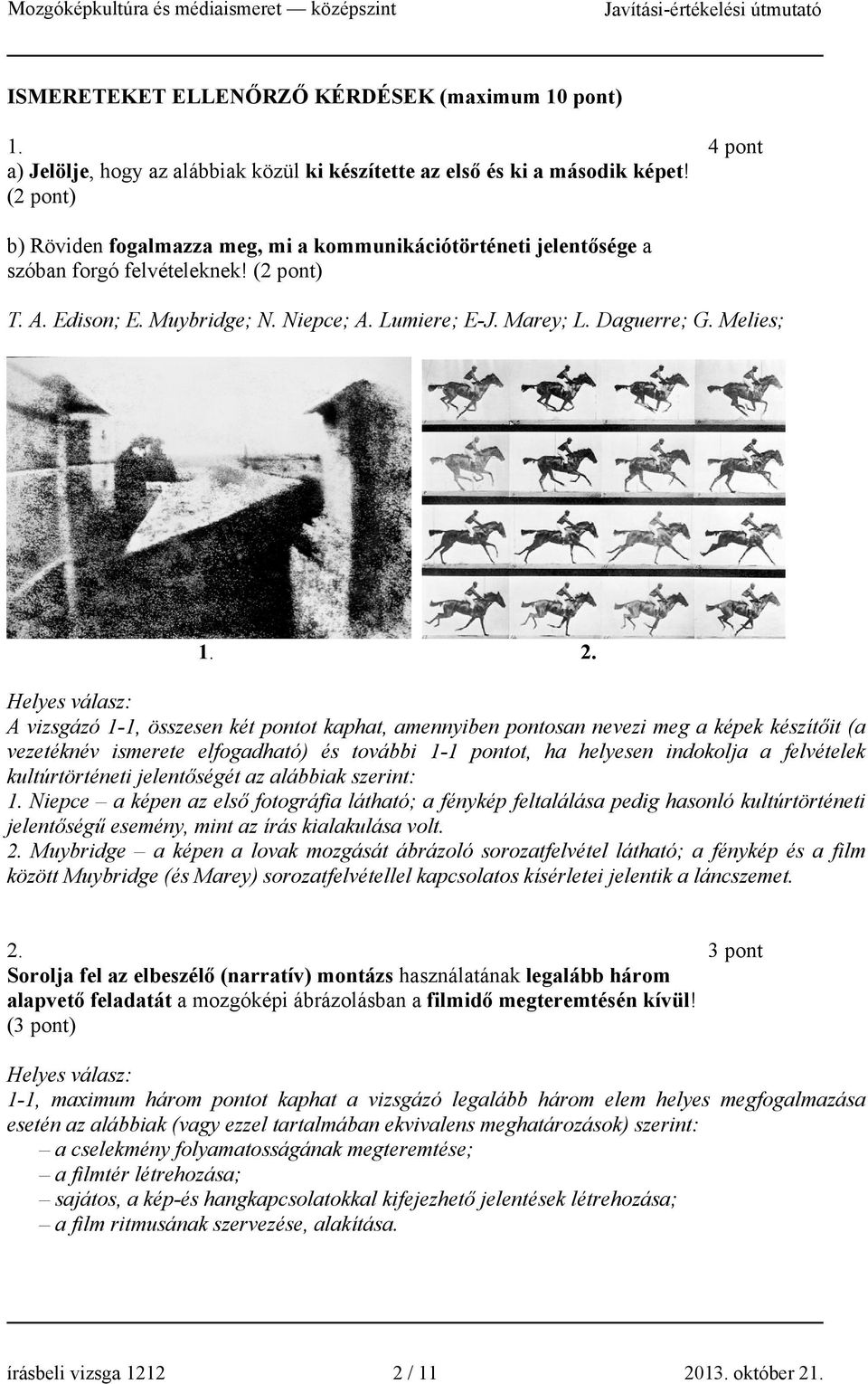 Melies; 1. 2.