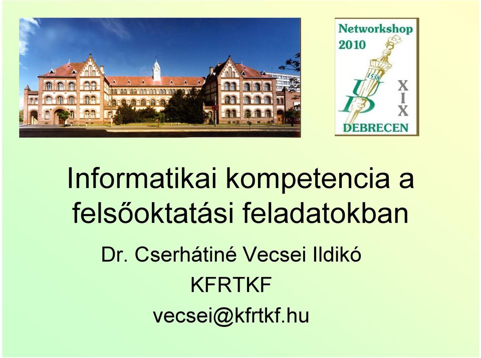 Dr. Cserhátiné Vecsei