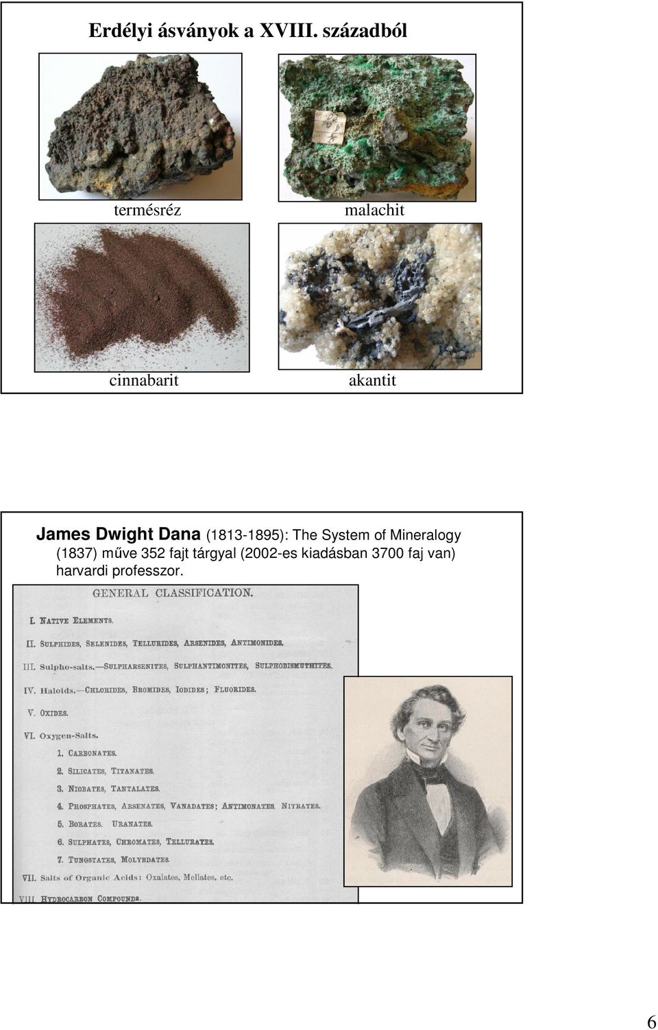 Dwight Dana (1813-1895): The System of Mineralogy