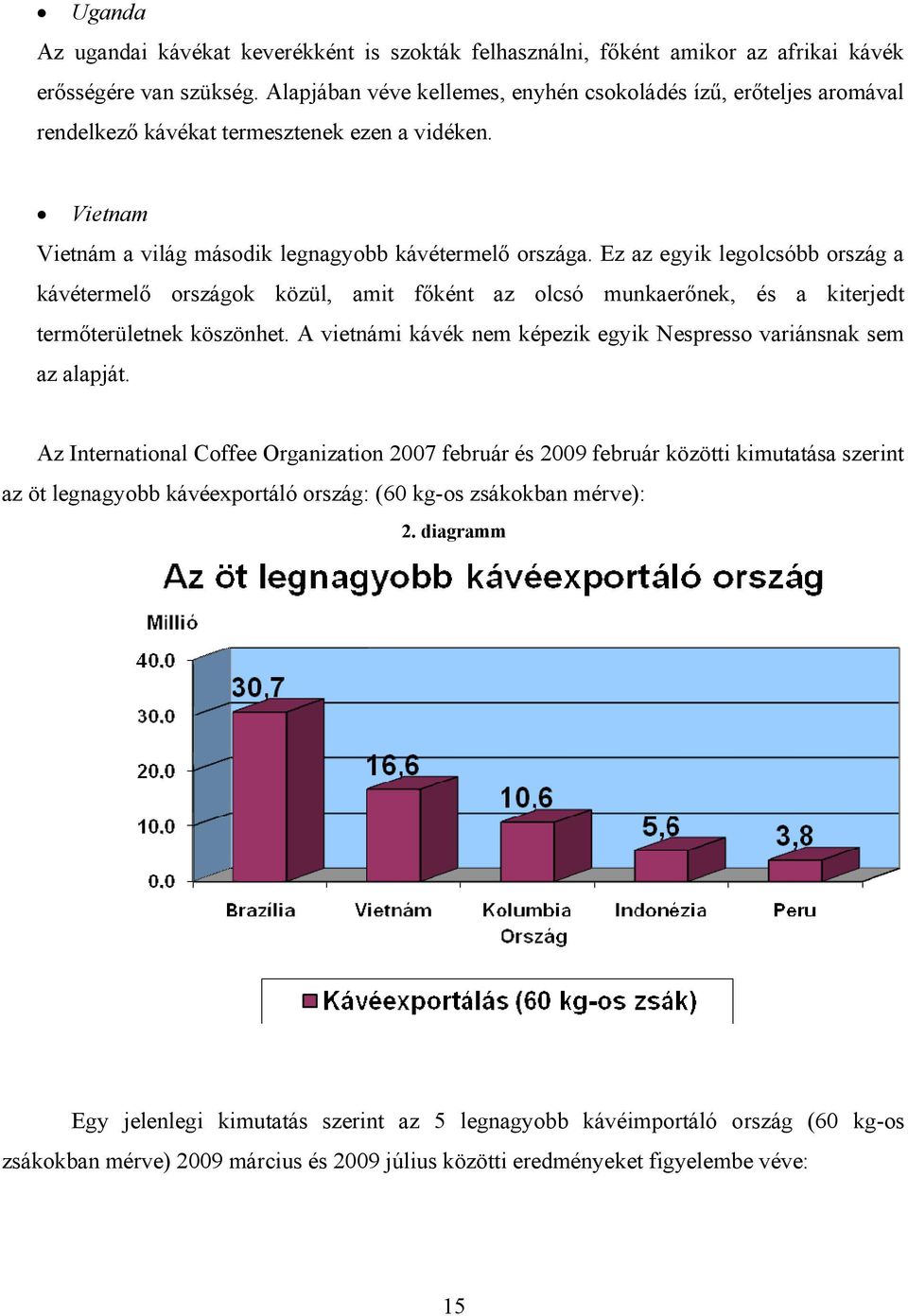 Ez az egyik legolcsóbb ország a kávétermelő országok közül, amit főként az olcsó munkaerőnek, és a kiterjedt termőterületnek köszönhet.