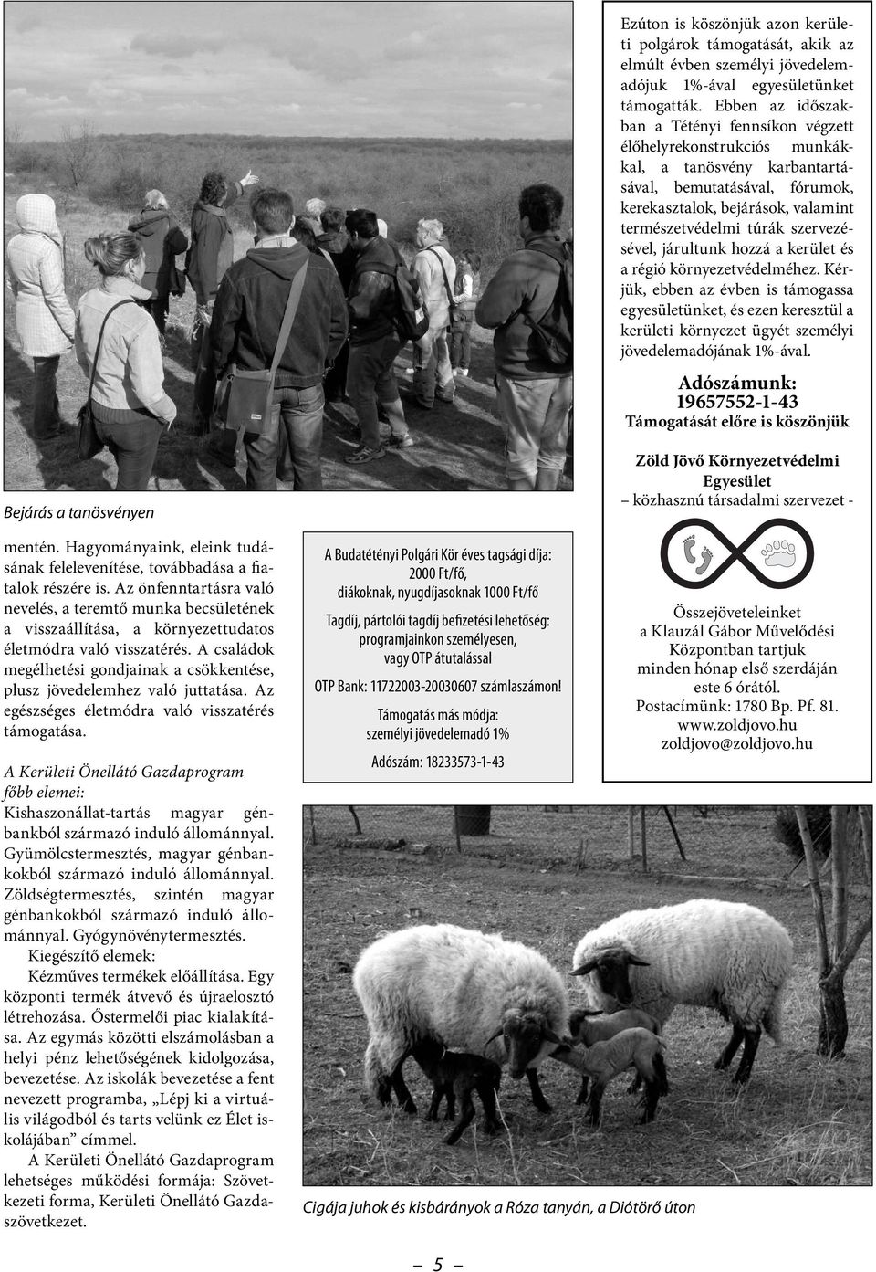 szervezésével, járultunk hozzá a kerület és a régió környezetvédelméhez.