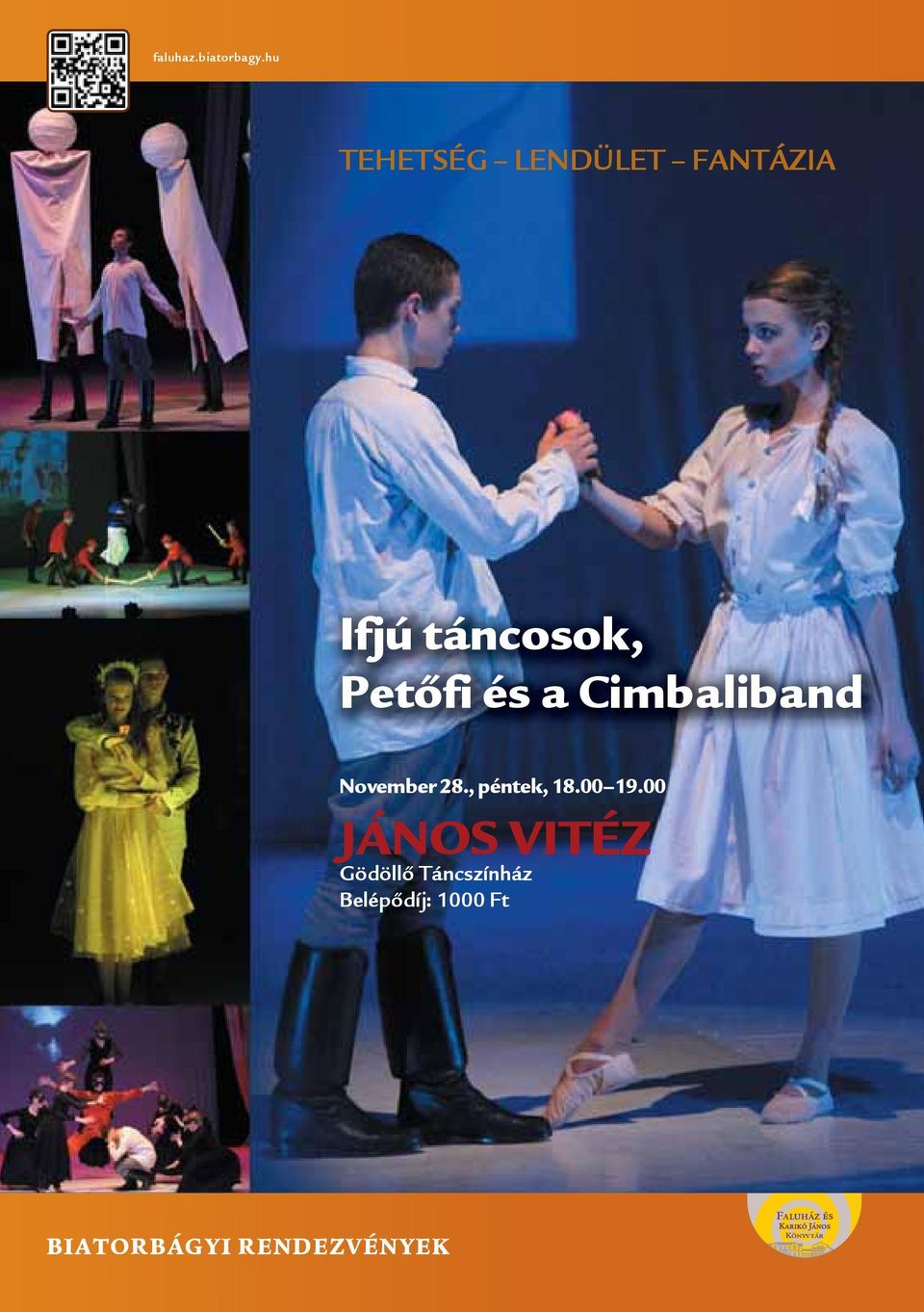 Petőfi és a Cimbaliband November 28., péntek, 18.