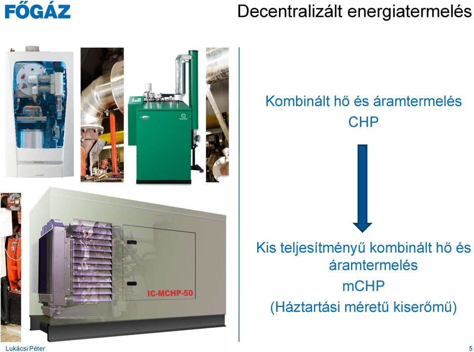 teljesítményű kombinált hő és