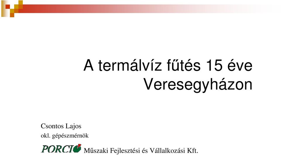 okl. géészmérnök M szaki