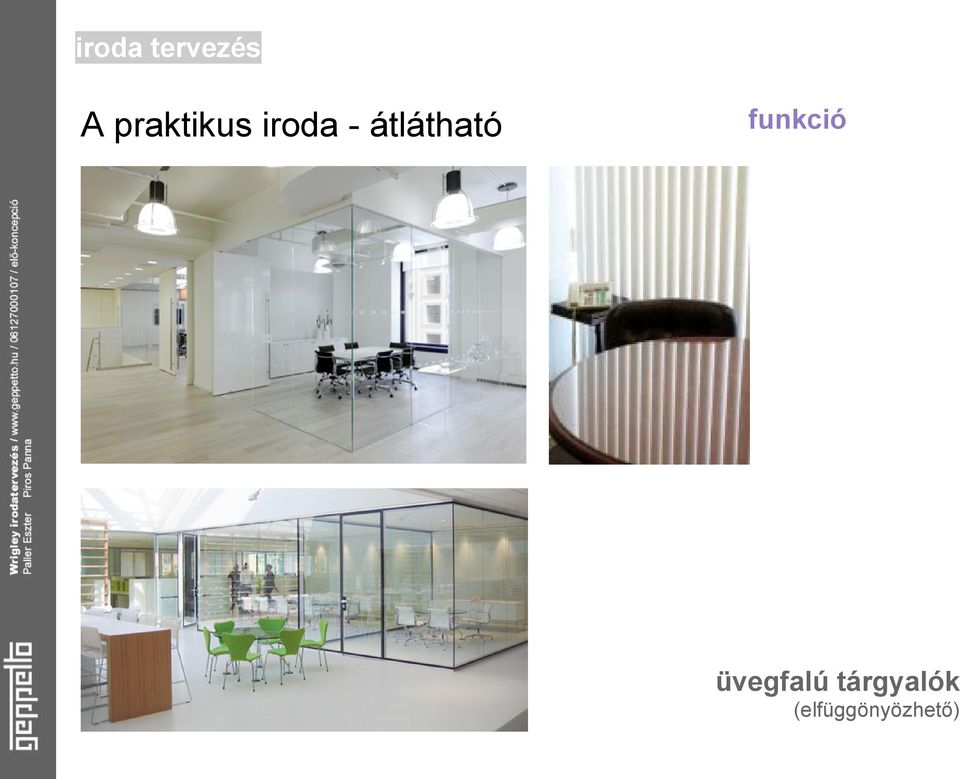 funkció üvegfalú