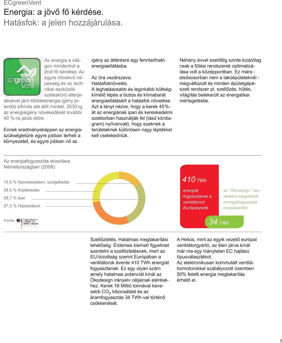 2030-ig az energiaigény növekedését további 40 %-ra jelzik előre.