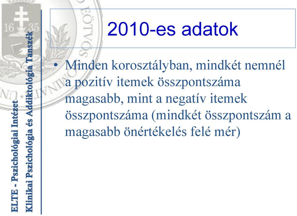 magasabb, mint a negatív itemek összpontszáma
