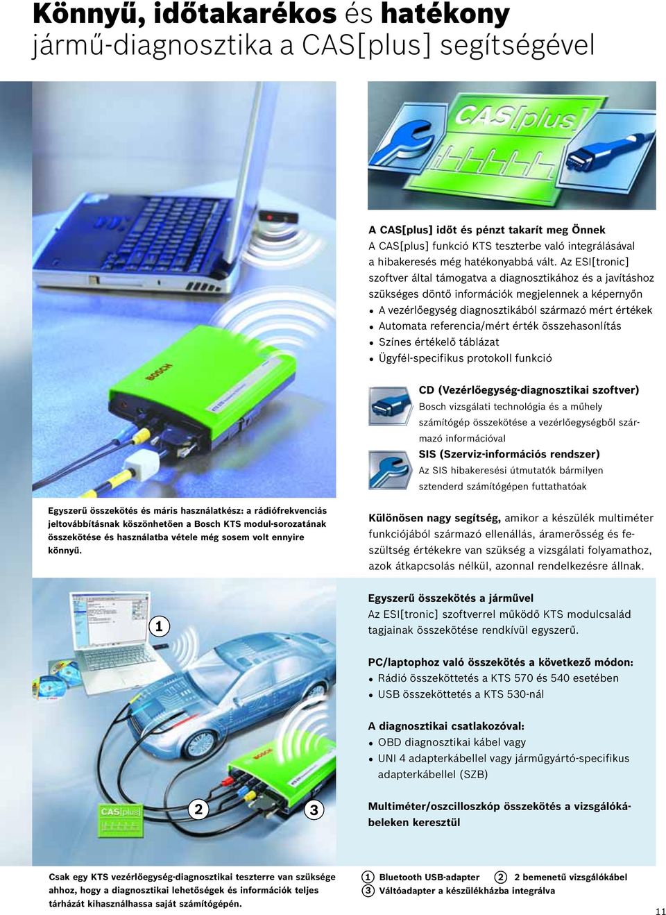 Az ESI[tronic] szoftver által támogatva a diagnosztikához és a javításhoz szükséges döntő információk megjelennek a képernyőn A vezérlőegység diagnosztikából származó mért értékek Automata