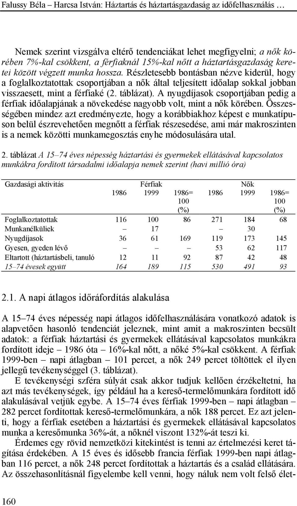 A nyugdíjasok csoportjában pedig a férfiak időalapjának a növekedése nagyobb volt, mint a nők körében.