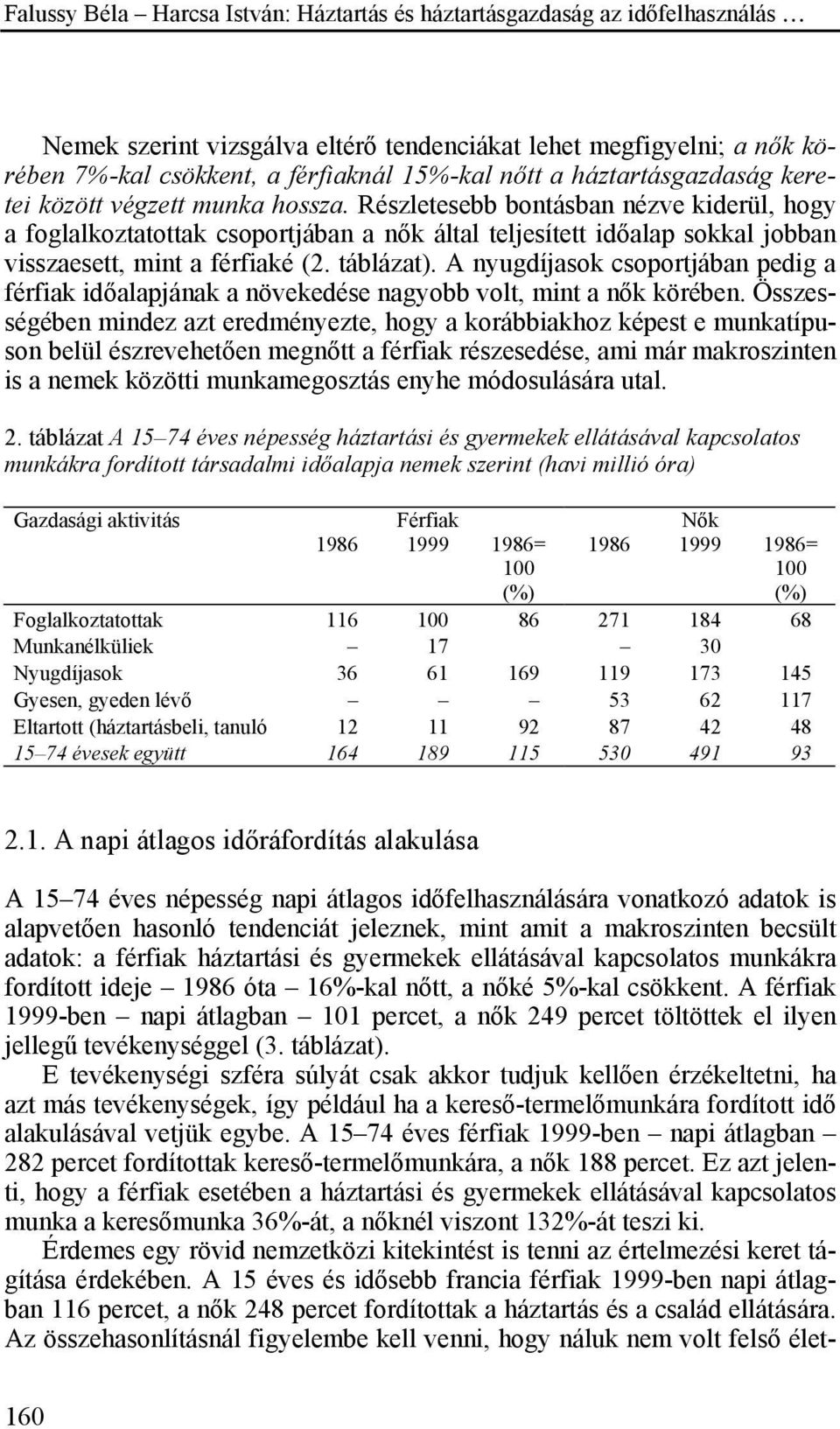 A nyugdíjasok csoportjában pedig a férfiak időalapjának a növekedése nagyobb volt, mint a nők körében.