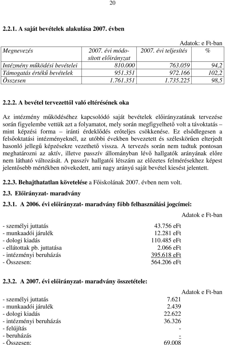 Támogatás értékű bevételek 951.351 972.