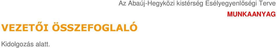Az Abaúj-Hegyközi