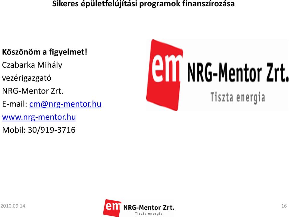 NRG-Mentor Zrt.