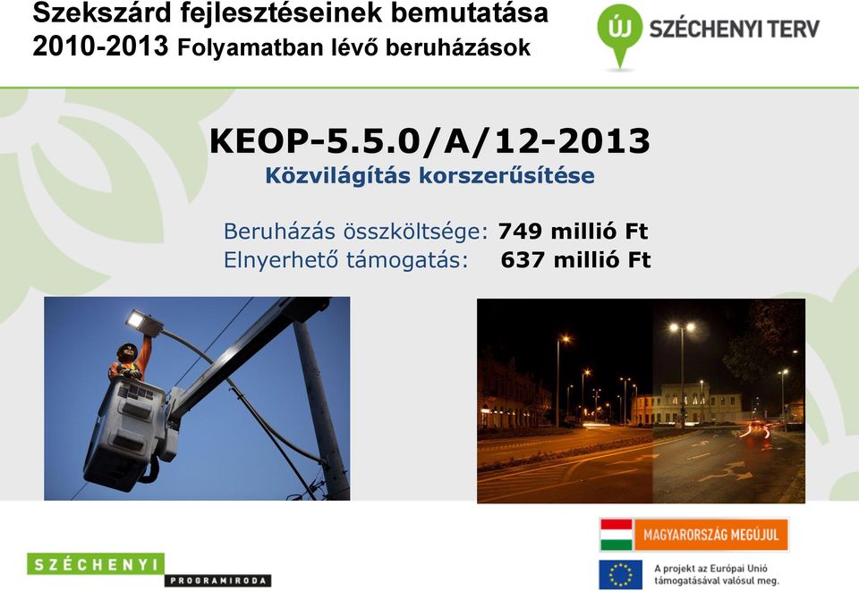5.0/A/12-2013 Közvilágítás