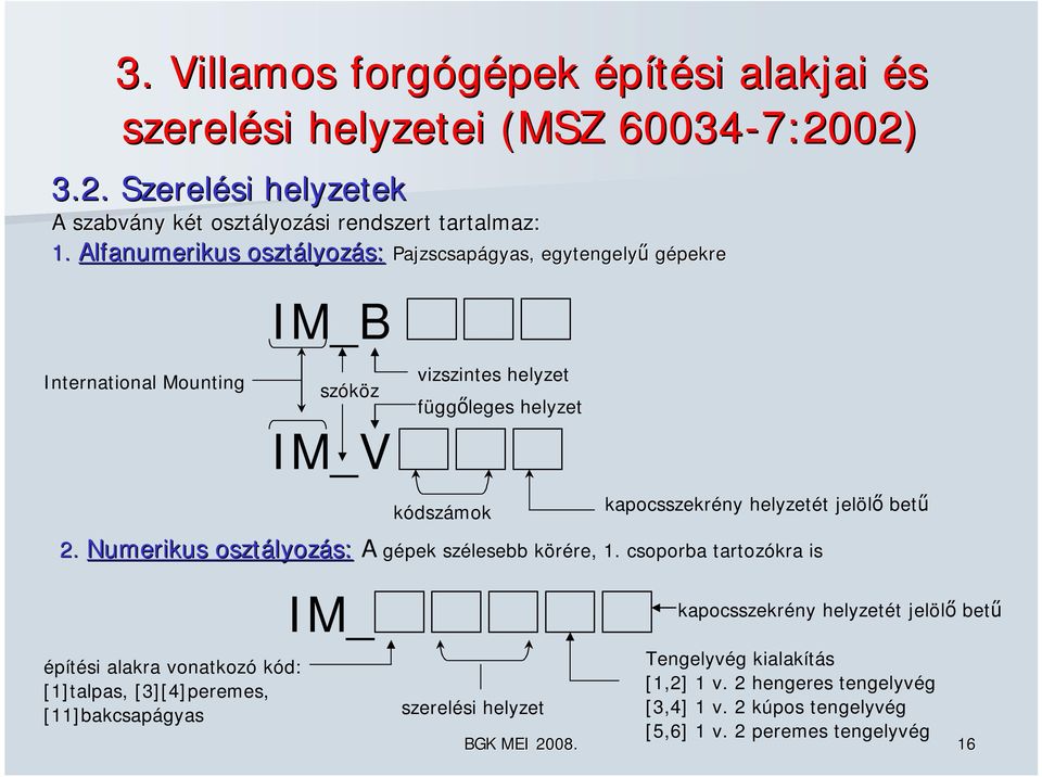 kpocsszekrény helyzetét jelölő betű. Numerikus osztályoz lyozás: A gépek szélesebb körére,.