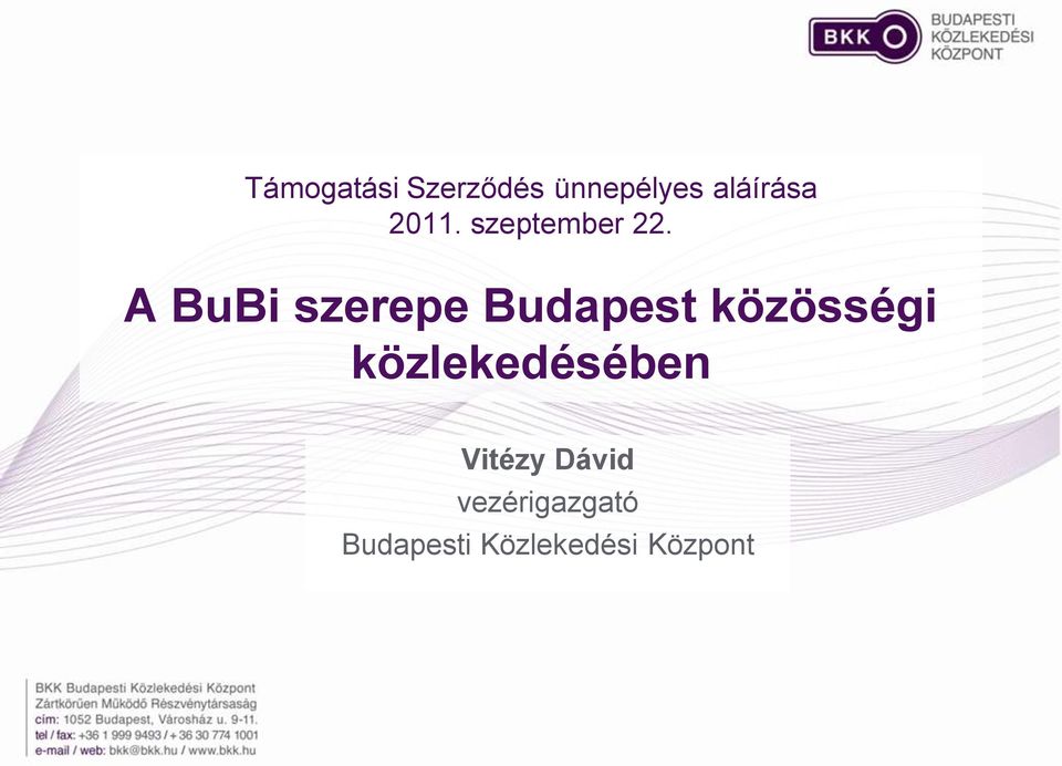 A BuBi szerepe Budapest közösségi