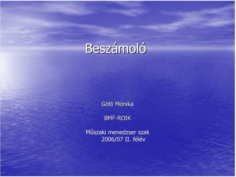 Műszaki menedzser