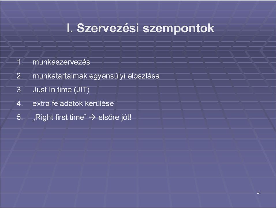 munkatartalmak egyensúlyi eloszlása 3.
