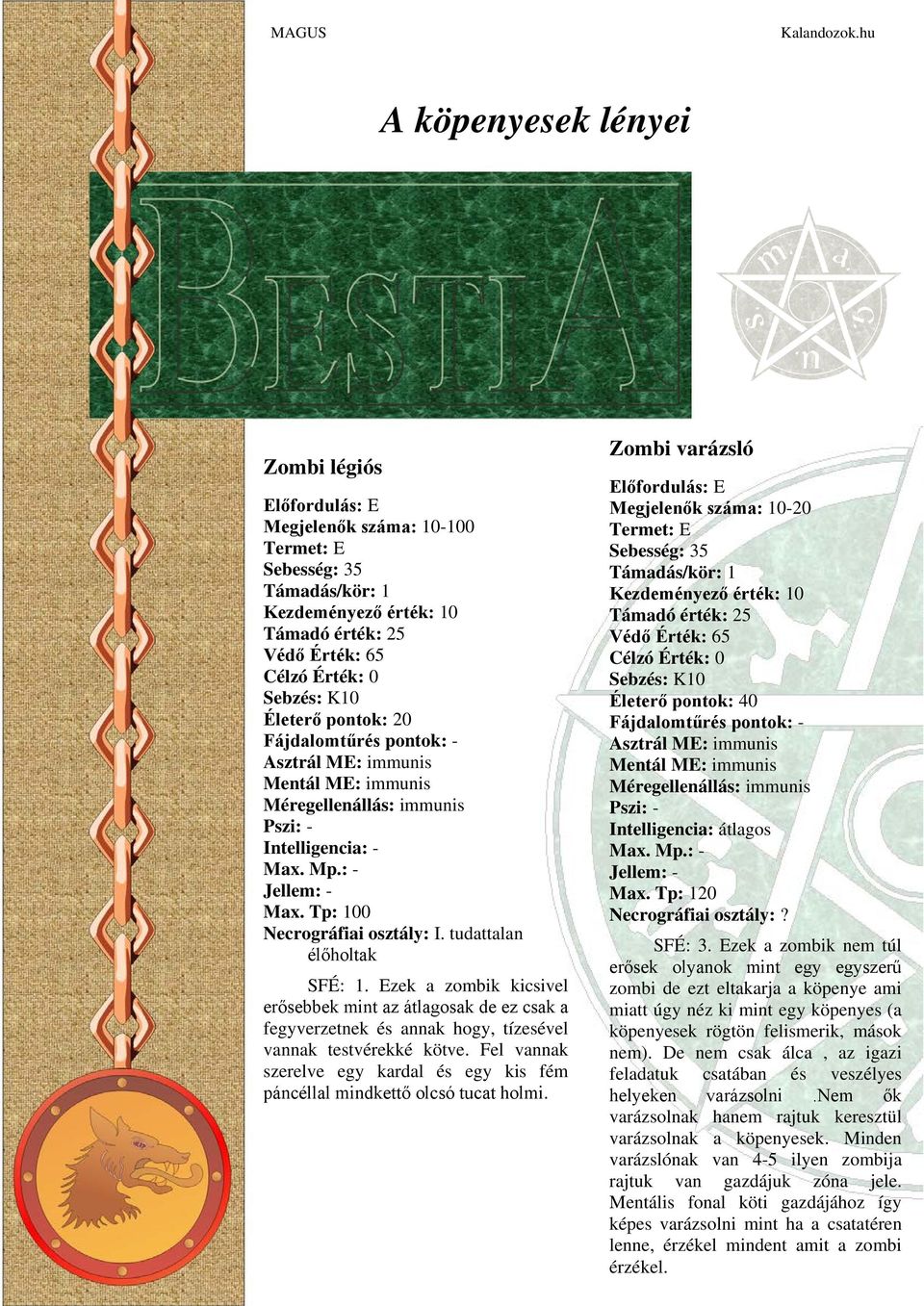 Fel vannak szerelve egy kardal és egy kis fém páncéllal mindkettő olcsó tucat holmi.