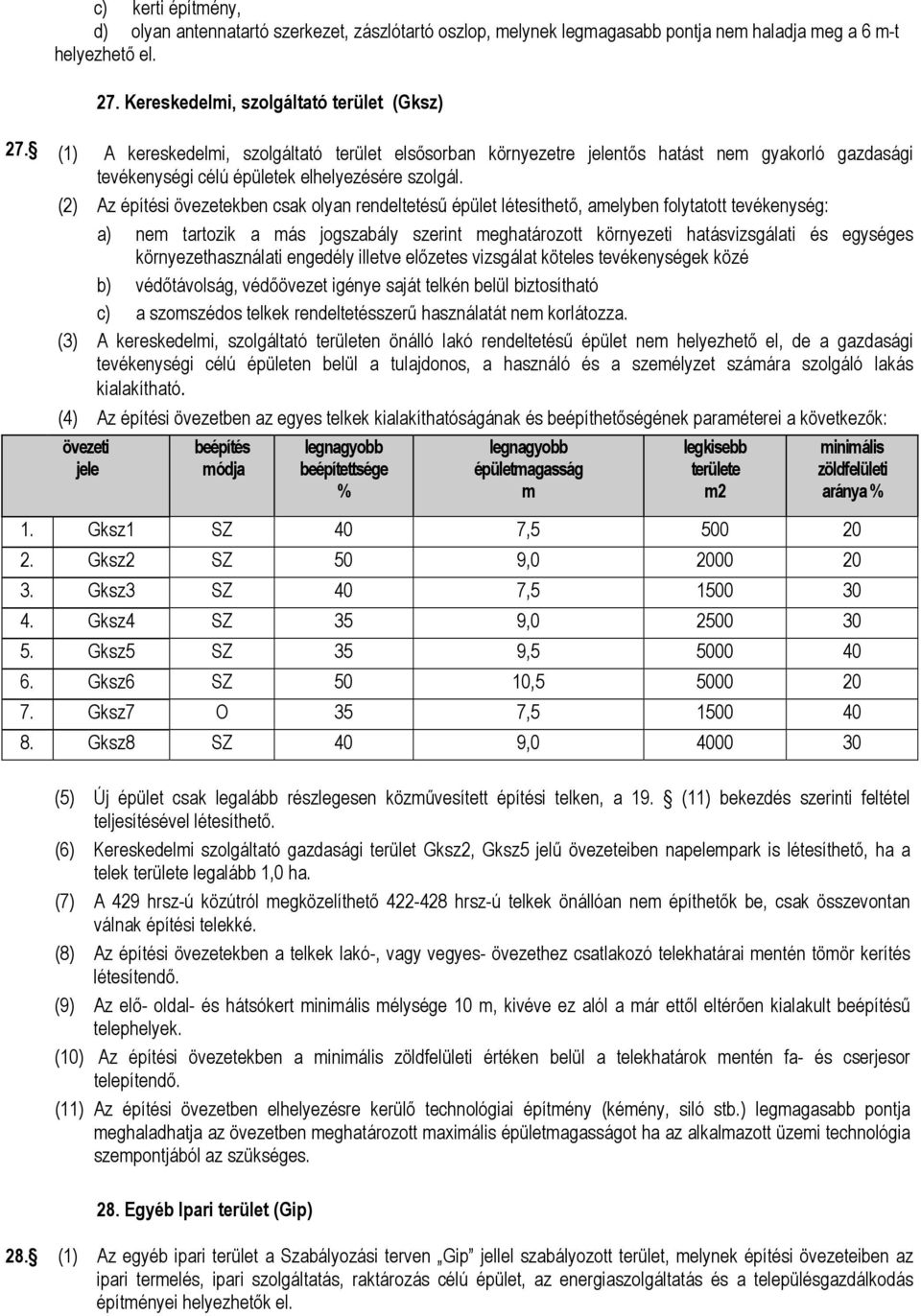 (2) Az építési övezetekben csak olyan rendeltetésű épület létesíthető, aelyben folytatott tevékenység: a) ne tartozik a ás jogszabály szerint eghatározott környezeti hatásvizsgálati és egységes