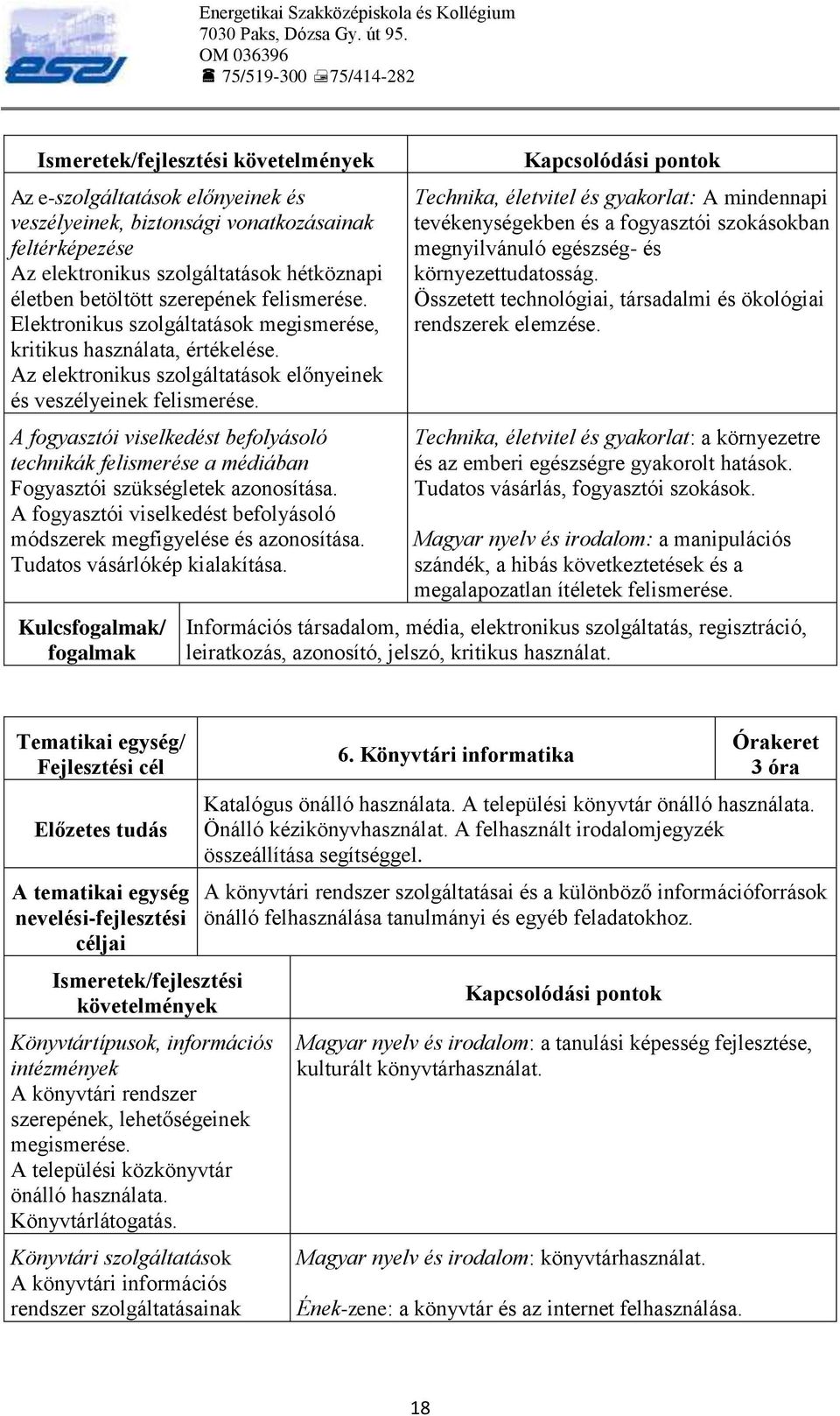 A fogyasztói viselkedést befolyásoló technikák felismerése a médiában Fogyasztói szükségletek azonosítása. A fogyasztói viselkedést befolyásoló módszerek megfigyelése és azonosítása.