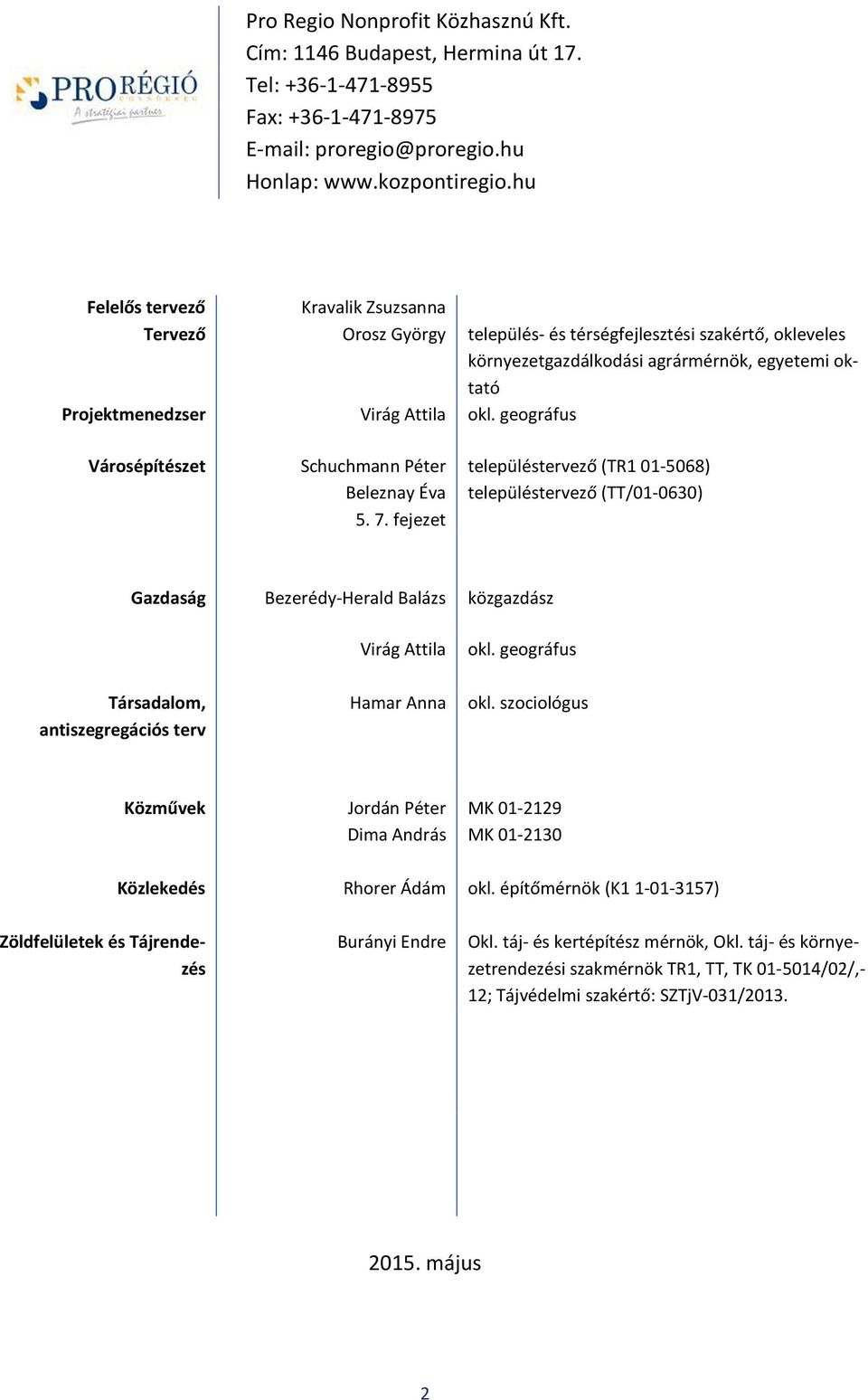 geográfus település- és térségfejlesztési szakértő, okleveles környezetgazdálkodási agrármérnök, egyetemi oktató Városépítészet Schuchmann Péter Beleznay Éva 5. 7.