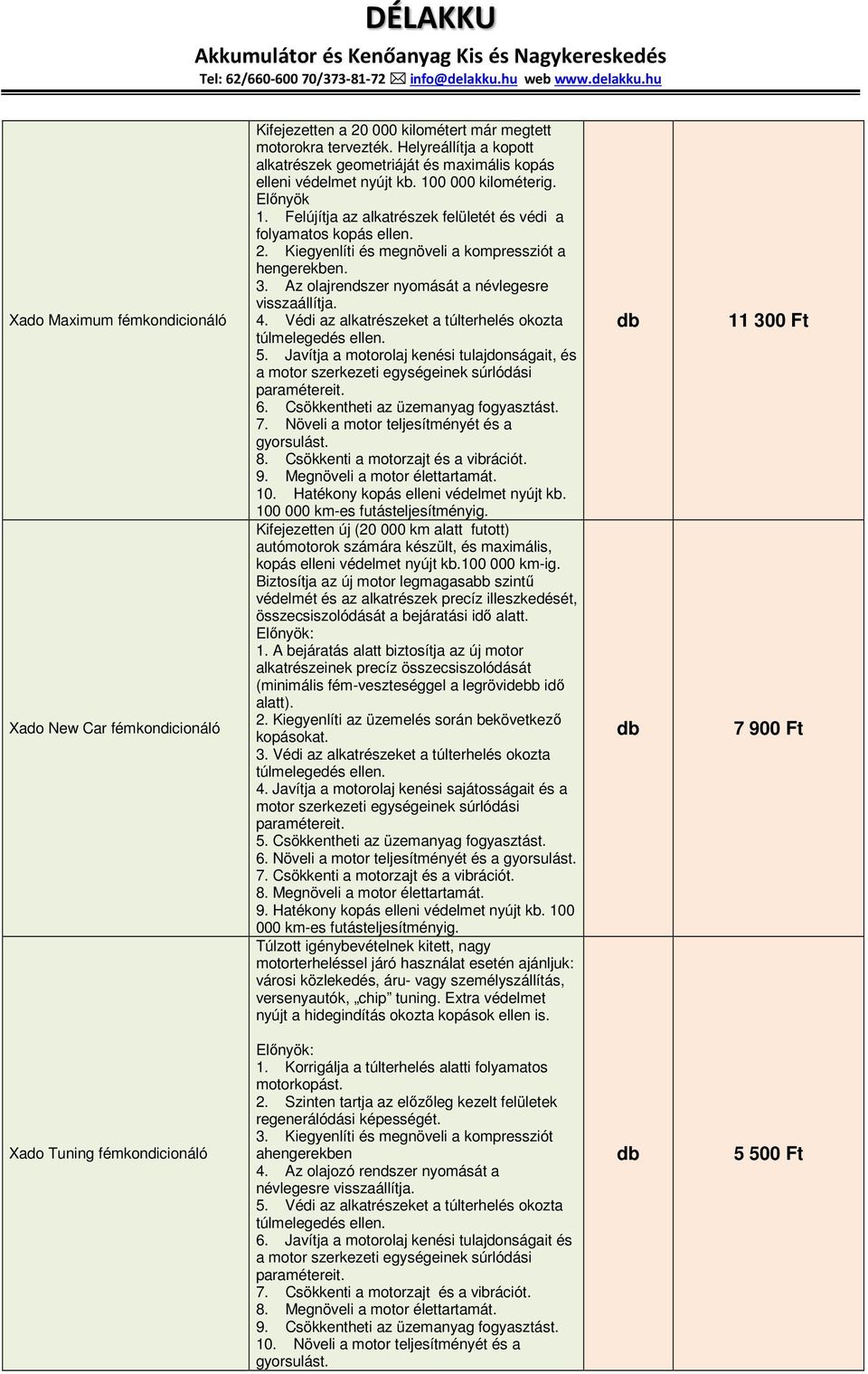 Kiegyenlíti és megnöveli a kompressziót a hengerekben. 3. Az olajrendszer nyomását a névlegesre visszaállítja. 4. Védi az alkatrészeket a túlterhelés okozta túlmelegedés ellen. 5.