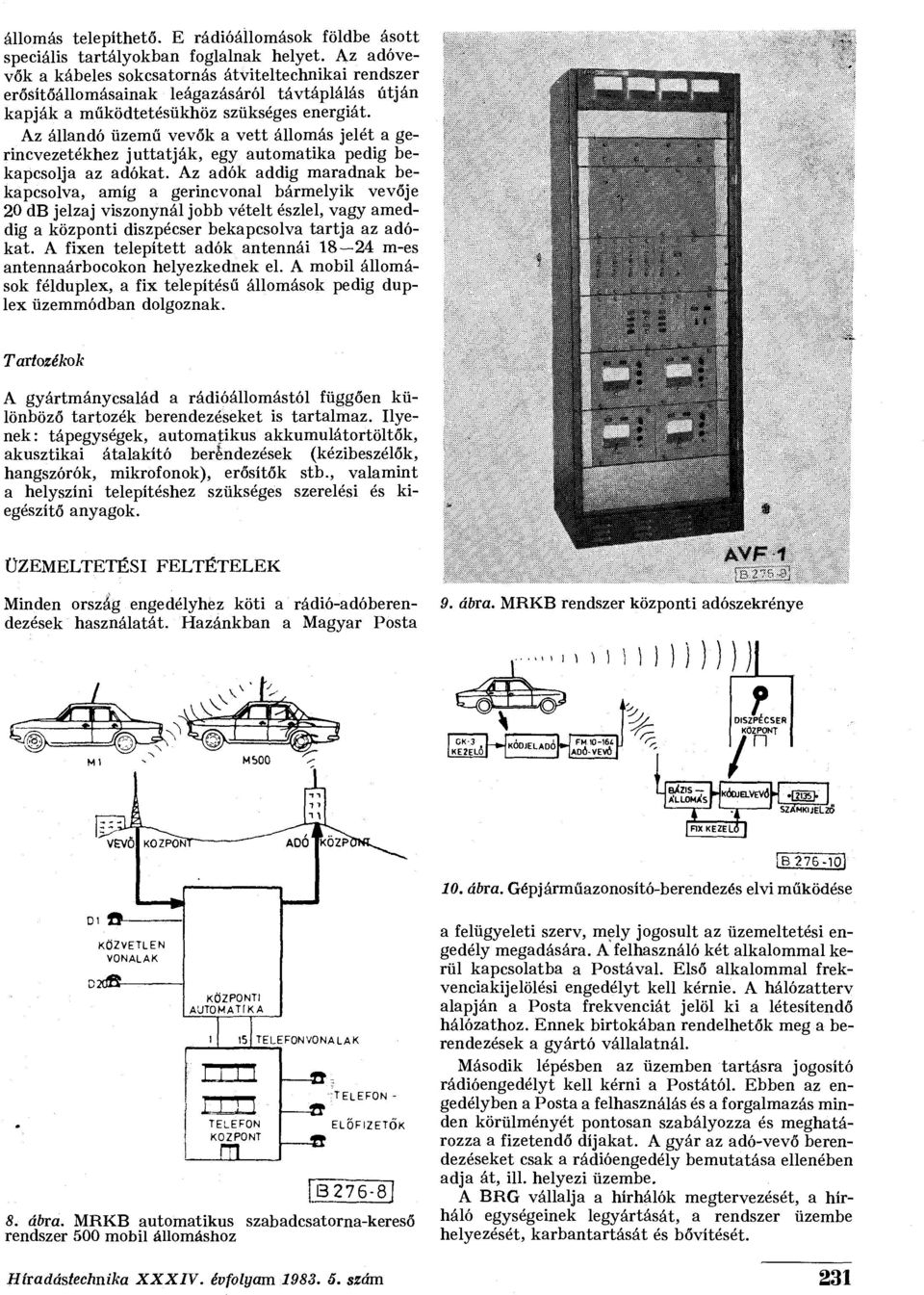 Az állandó üzemű vevők a vett állomás jelét a gerincvezetékhez juttatják, egy automatika pedig bekapcsolja az adókat.