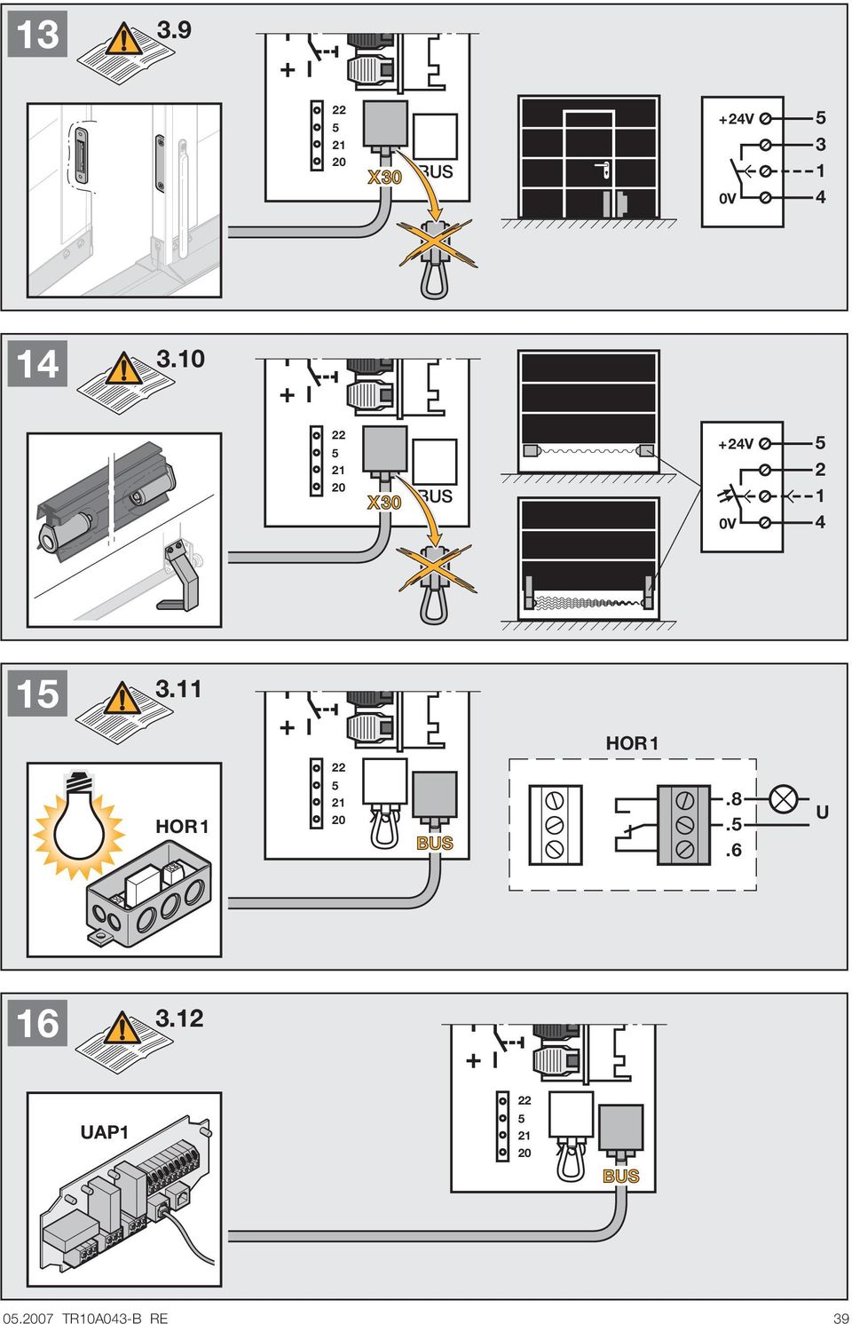 10 5 +24V 0V 2 1 4 BUS 22 5 21 20 BUS 22 5