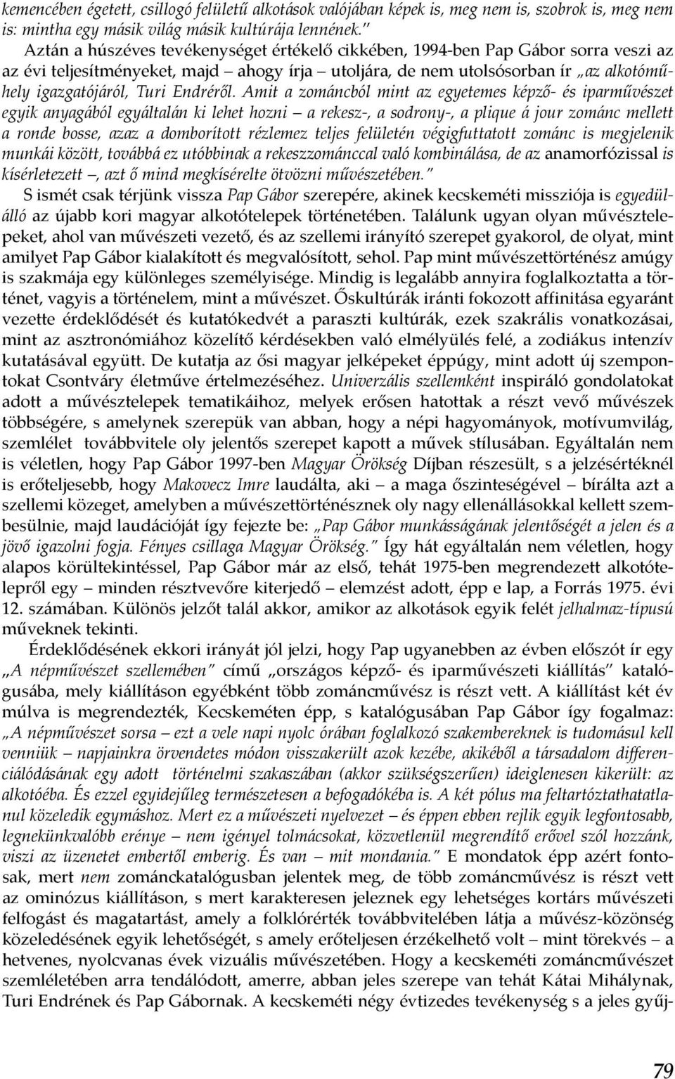 Endréről.