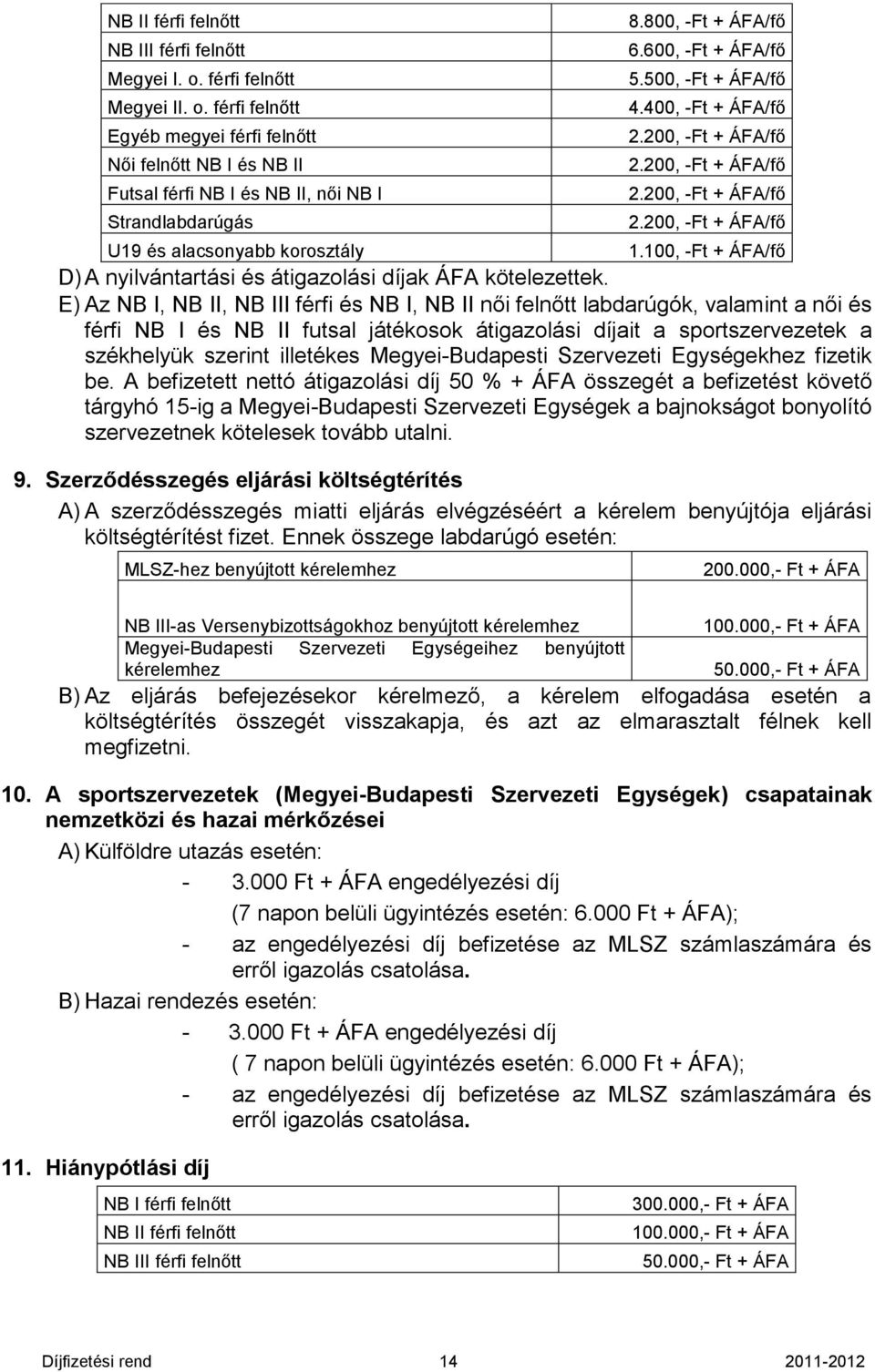 800, -Ft + ÁFA/fő 6.600, -Ft + ÁFA/fő 5.500, -Ft + ÁFA/fő 4.400, -Ft + ÁFA/fő 2.200, -Ft + ÁFA/fő 2.200, -Ft + ÁFA/fő 2.200, -Ft + ÁFA/fő 2.200, -Ft + ÁFA/fő 1.