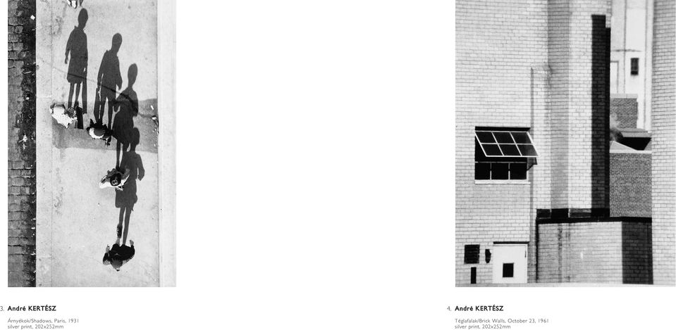 André KERTÉSZ Téglafalak/Brick Walls,