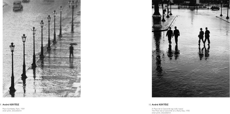 André KERTÉSZ A Place de la Concorde egy esôs