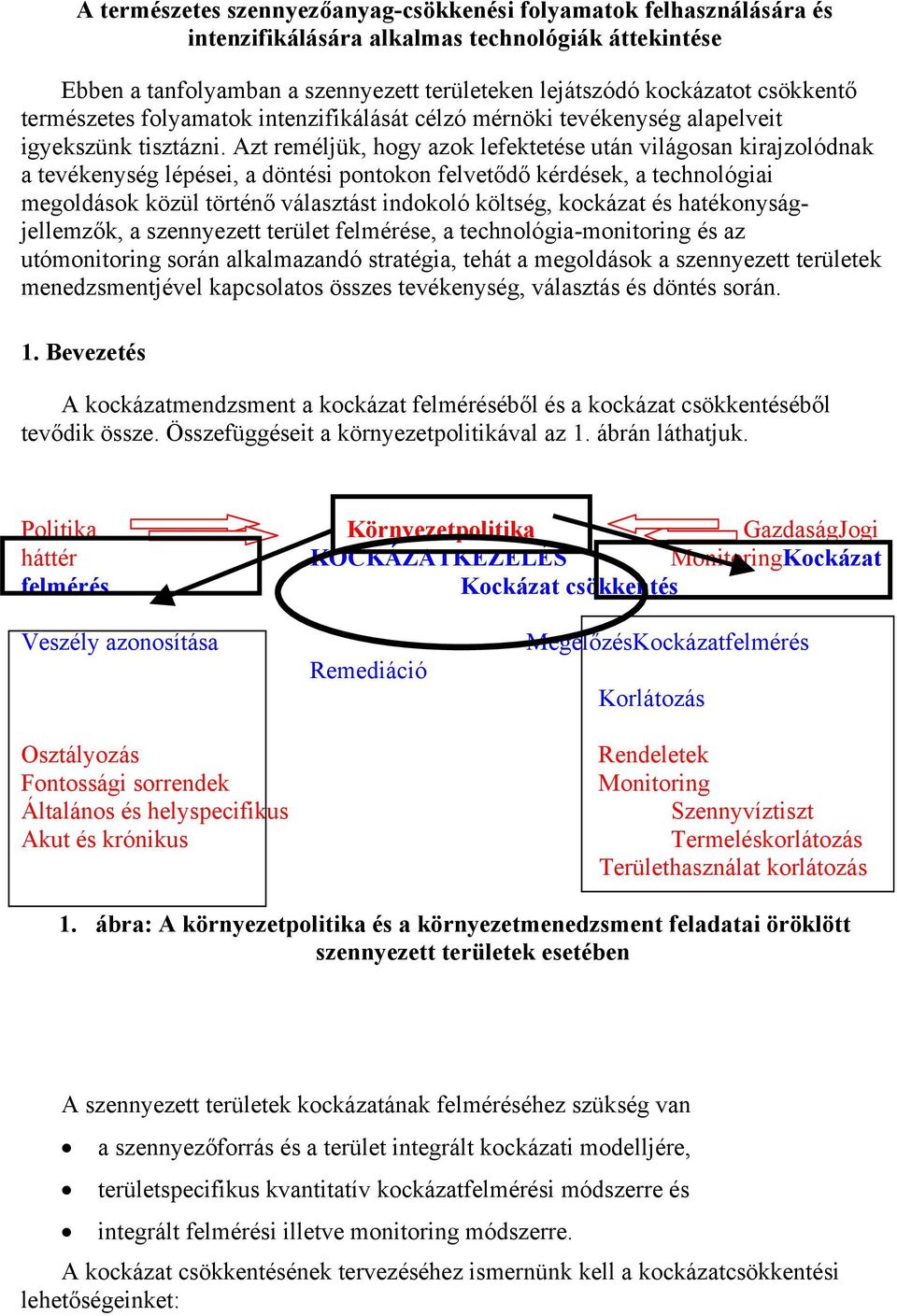Azt reméljük, hogy azok lefektetése után világosan kirajzolódnak a tevékenység lépései, a döntési pontokon felvetődő kérdések, a technológiai megoldások közül történő választást indokoló költség,