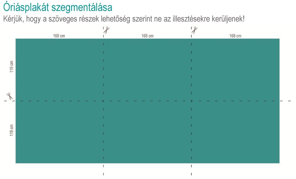 részek lehetőség szerint