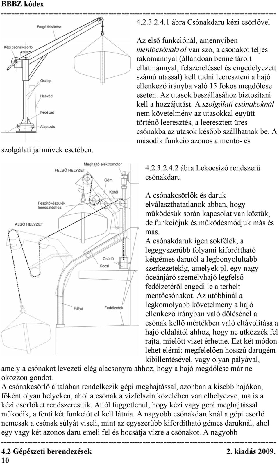 ellenkező irányba való 15 fokos megdőlése esetén. Az utasok beszállásához biztosítani kell a hozzájutást.
