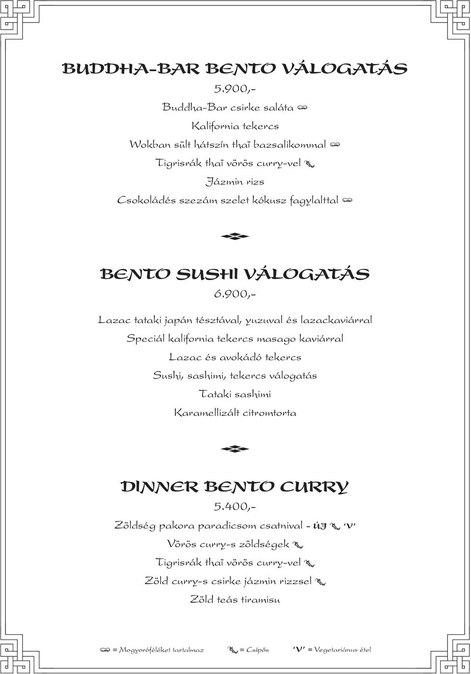 fagylalttal BENTO SUSHl VÁLOGATÁS 6.